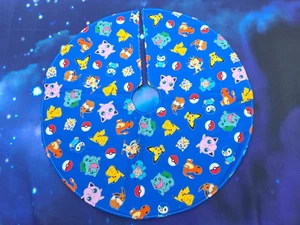 Hecho a mano Mini 19" árbol de Navidad falda Pokemon pikachu bulbasaur squirtle #3 - Imagen 1 de 7