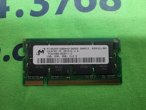 1GB Various Brands PC2100 266Mhz (1x1GB) SODIMM MEMORY - Picture 1 of 1
