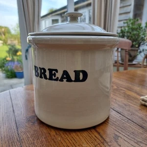 Pearson's of Chesterfield Large Vintage Retro Glazed Stoneware Crock Bread Bin - Picture 1 of 4