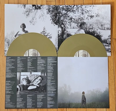 Taylor Swift - folklore "in the trees" Edition Deluxe Vinyl - Gold - Image 1 of 3