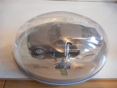 Schabak Mercedes S 600 grise à l'échelle 1:43 en boîte - Photo 1/3