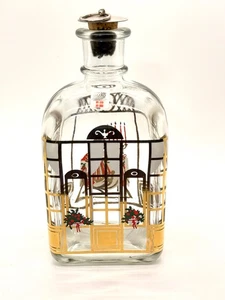 Holmegaard Of Copenhagen Juleflaske Christmas Dram Bottle Vintage 1989 Denmark - Picture 1 of 10
