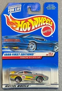 Hot Wheels 1999 First Editions #10 of 26 Cars Porsche 911 GT3 Cup Collector #912 - Picture 1 of 8