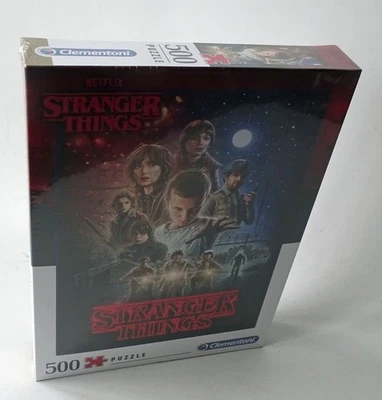 Puzzle Clementoni - Stranger Things 500 pezzi 36 x 49 cm 14+ nuovo/new - Immagine 1 di 3