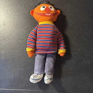 Peluche pupazzo anni 70 Sesame Street Ernie Knickerbocker Muppets Rag spedizione gratuita L - Foto 1 di 3