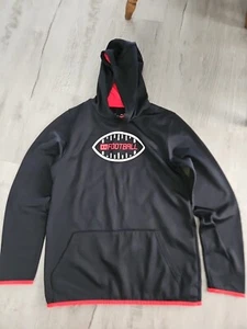 Under Armour  HeatGear Boy's Youth XL Football Hoodie  Sweatshirt  Black - Picture 1 of 8