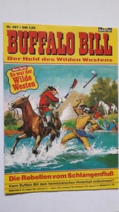 Buffalo Bill N.o 497 - TOP Z1 ORIGINAL BASTEI WESTERN COMIC Hansrudi Wäscher - Imagen 1 de 4