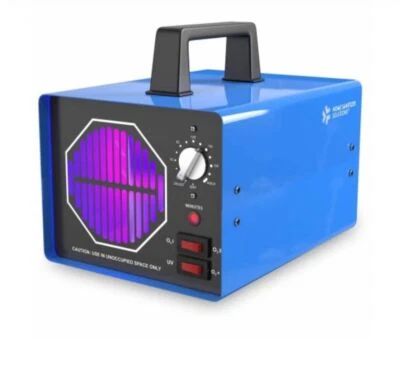 Home Sanitizer Solution 25,000mg/h Sterilizing Purifying Ozone Generator, Blue