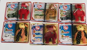 Vintage 1999-2000 Ty McDonalds Beanie Babies International Bears II LOT OF 6 - Picture 1 of 5