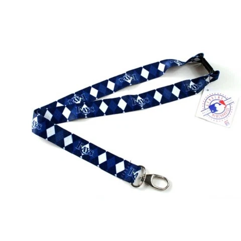 Tampa Bay Rays MLB Argyle Lanyard Cover