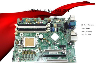 Motherboard  for HP Compaq 8300 Elite SFF Q77 LGA1155 657094-001 656933-001 - Image 1 of 3
