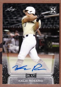2020 Leaf XRC Rookie Draft Retail Autographs #BAKR1 Kalai Rosario RC AUTO
