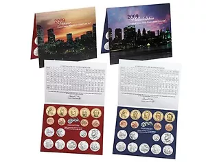 2009 P & D US neuwertiges Set USA ORIGINAL Regierung Verpackung Box Cello - Bild 1 von 2
