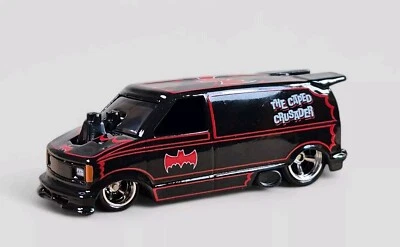 Chevy Astro Van Batman 1985 diorama coleccionable modelo fundido a presión 1:64 negro suelto Foto 1 de 4