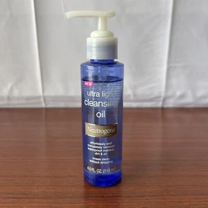 Neutrogena ultraleichtes Reinigungsöl 4,0 flüssige Unzen 118 ml Gesichtsreiniger Make-up - Bild 1 von 4