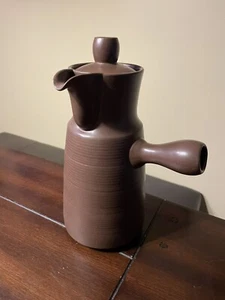 Denby Langley Brown Mayflower Stoneware Coffee Pot - Picture 1 of 4