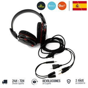 Yeyian Auriculares Gaming Tempest, Led Rojo, 3.5mm, usb, c/mic, negr YH2000 - Imagen 1 de 10