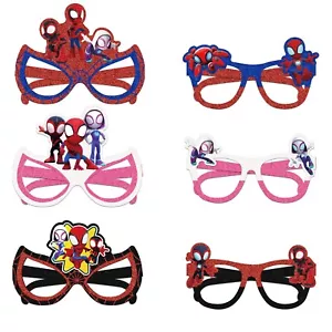 12PCS Spiderman Party Paper Glasses Kids Children Birthday Party Bag Favour - Picture 1 of 4