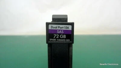 HP 546602-001 72GB 15,000 RPM 2.5 in. SAS HDD 430169-002 DH072BB978 - Image 1 of 4