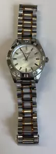 DKNY LADIES WRIST WATCH NY 8660 JITNEY MOP FACE DIAMANTES ON BEZEL WORKING - Picture 1 of 7
