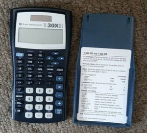 Texas Instrument TI-30X IIS Scientific Calculator TI-30XIIS Solar with cover - Picture 1 of 3