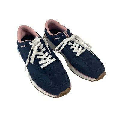 Toms Wyndon Sneakers Size 9 Women's Navy Multi Nylon Suede Casual Comfort Shoes - Image 1 of 4