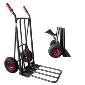 RAVENDO Profi Sackkarre klappbar Luftrad 250kg mit EasyTip 50% Gewichtsbelastung - Bild 1 von 8
