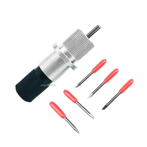 1pc HQ Roland Blade Holder + 10 Pcs45° Roland Blade Vinyl Cutter Cutting Plotter - Foto 1 di 10