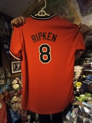 Cal Ripken Jr. Camiseta deportiva Majestic Cooperstown Collection Baltimore Orioles #8 Y-XL Foto 1 de 4