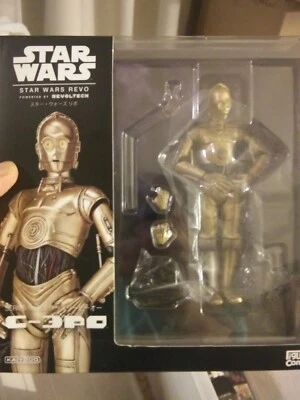 C3PO 星球大战 Revoltech 全新罕见 kaiyodo — 第 1/4 张图片