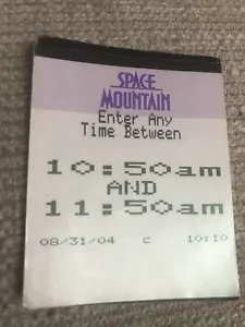 Disney Space mountain 2004 Fastpass - Picture 1 of 2