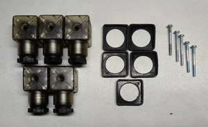 5 Stück - SBD DIN 43650A, Stecker Buchse Pin3 Stecker mit LED IP65 1,5mm² / Neu - Bild 1 von 9