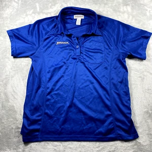 Polo uomo negozio dipendente blu performance manica corta camicia donna 2XL - Foto 1 di 8