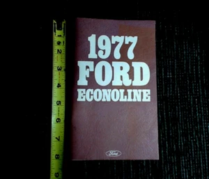 1977 Ford Econoline Owners Guide 142 Pages - Bild 1 von 10