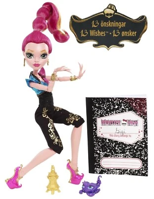 MATTEL Monster High 2012 13 Wünsche Y7709 (G1) GiGi Grant Flaschengeist OVP neu selten