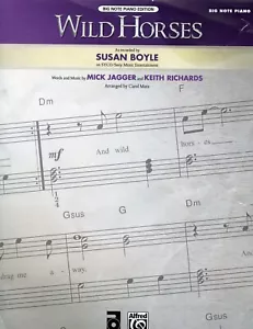 WILD HORSES - Noten Taschenbuch) MICK JAGGER/KIETH RICHARDS/SUSAN BOYLE - Bild 1 von 1