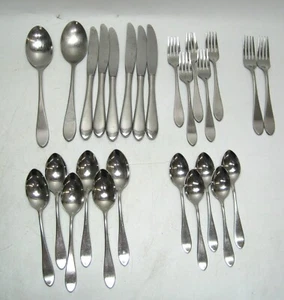 27 Pezzi Gorham Georgetown - Vecchie Posate con Manico Satinato in Acciaio Inox - Foto 1 di 3