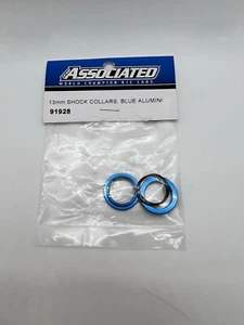 Team Associated 91928 13mm Aluminum Shock Collars Blue - Picture 1 of 3