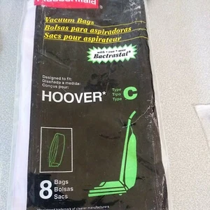 Lote de 9 Bolsas de Aspiradora Tipo C Hoover Verticales - 7 Rubbermaid Repuesto 2 Genéricas - Imagen 1 de 10