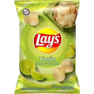 Papas fritas, bocadillos con sabor a limón, bolsa de 7,75 oz Foto 1 de 4