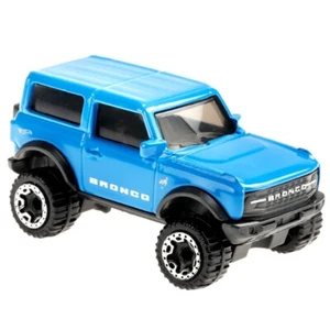1:64 Hot Wheels Blue 2021 Ford Bronco Kid Model Diecast Toy Car Then & Now GRX28 - Picture 1 of 10