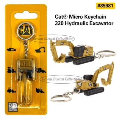 CATERPILLAR CAT MICRO 320 HYDRAULIC EXCAVATOR DIECAST MASTERS 85981 KEYCHAIN - Image 1 of 3