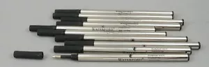 10 Waterford Schmidt-Stil Tintenroller Minen - schwarz mittlere Spitze - NEU - Bild 1 von 3