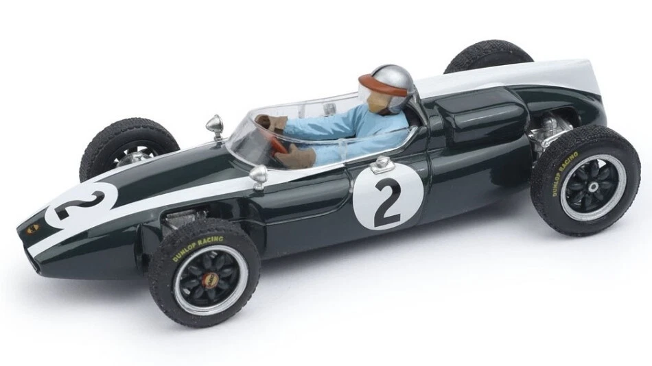Cooper T53 #2 4th Gr.britain Gp 1960 Bruce Mc Laren W/pilote 1:43 Model R299CH - Immagine 1 di 1