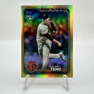 2024 Topps Update Series KAI-WEI TENG #US212 RC Rookie Card Gold Rainbow Foil - Bild 1 von 2
