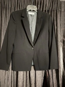 Tahiti Arthur S. Levine Women’s Blazer Navy Blue Classic Size10 Long Sleeve - Picture 1 of 2