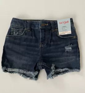 Cat & Jack Shorts S 6/6x denim adjustable waist NWT - Picture 1 of 2