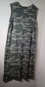 Universal Thread Goods Co. Women's Dress Size M Maxi Camouflage 100% cotton - Picture 1 of 4