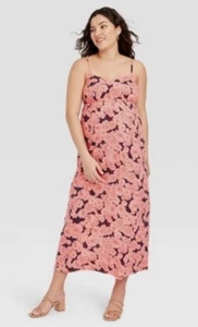 Isabel Maternity Sz Small (4-6) Pink Floral Maternity Dress - Picture 1 of 3