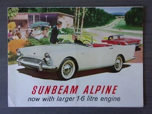 SUNBEAM ALPINE SERIES II orig 1960 LHD Sales Brochure in English - 2 S2 - Picture 1 of 5